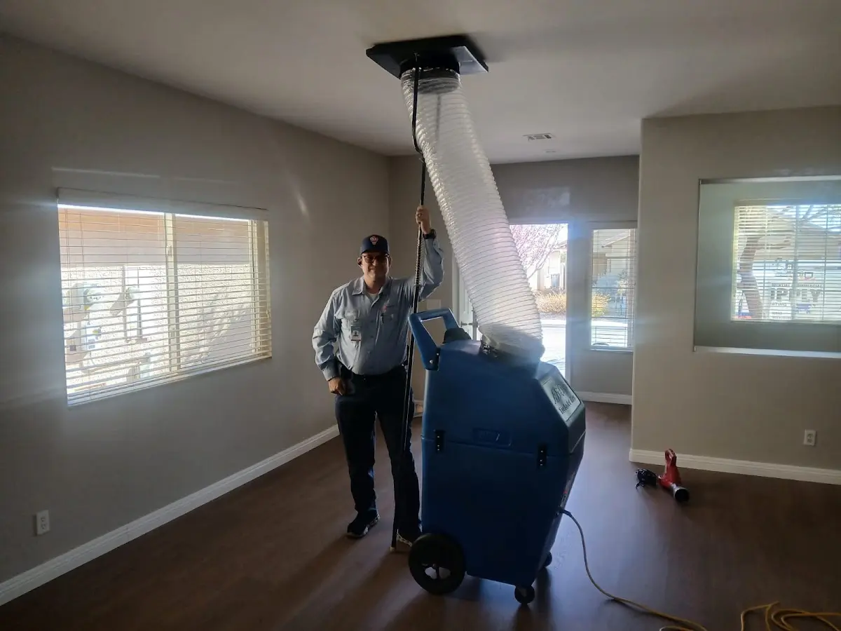 Professional Dryer Vent Cleaning work inside a Waite Park home